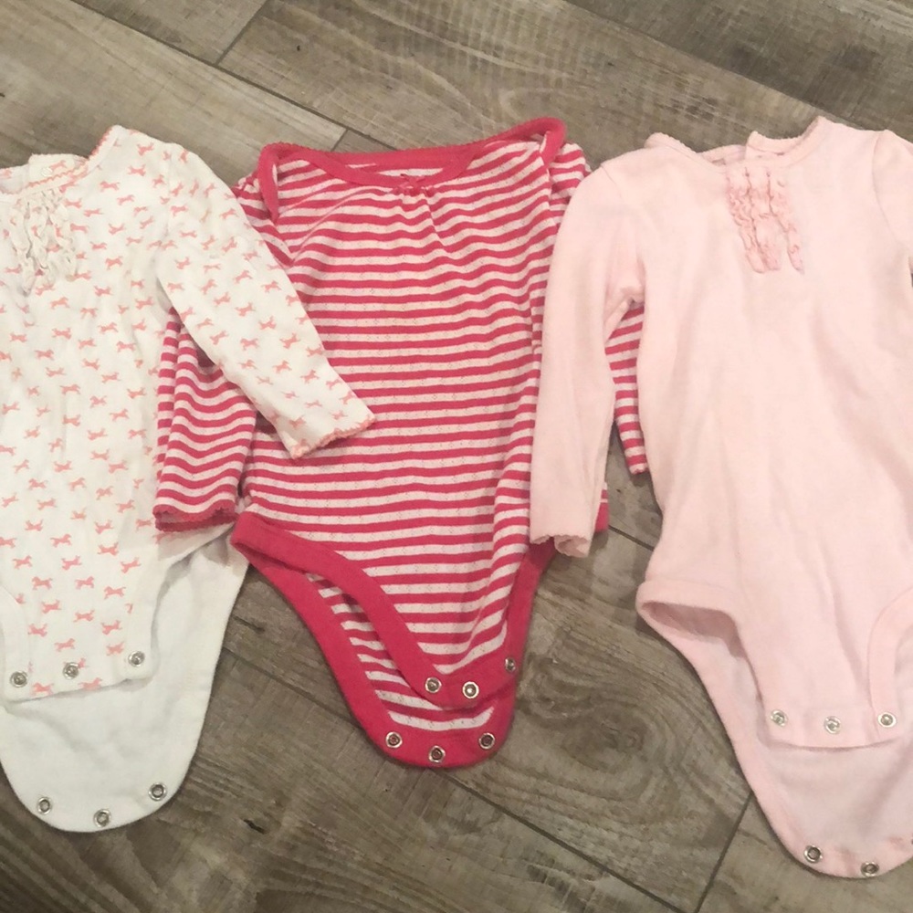 Set of 3 Pink Onesies!